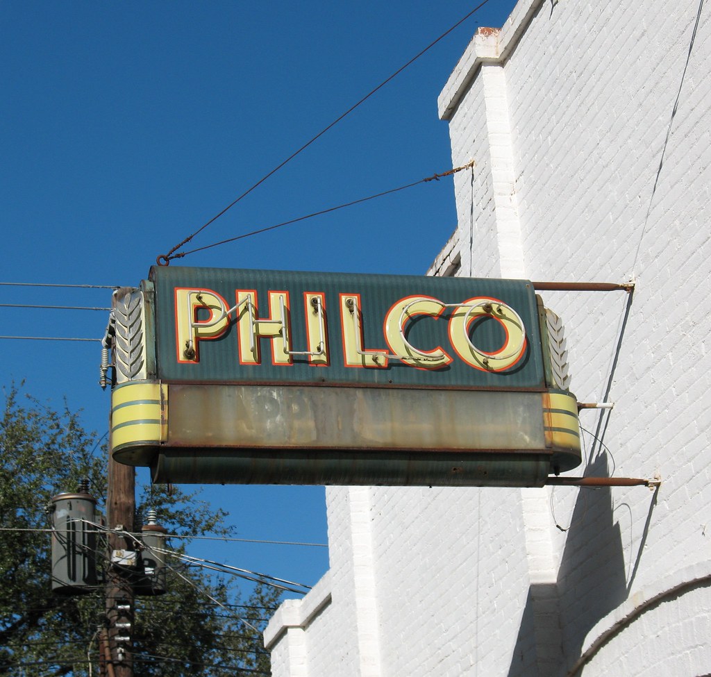 Philco Neon Sign Albany GA Lance Taylor Flickr