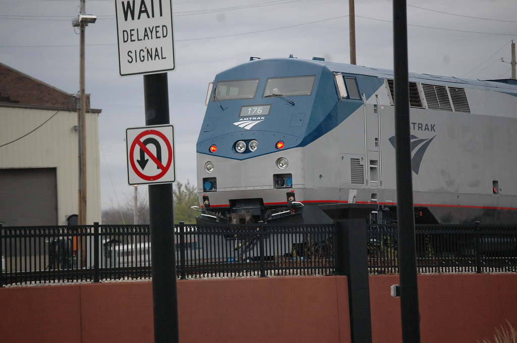 No U TURNS AMTRAK in Beech Grove, Indiana Steve Baker Flickr