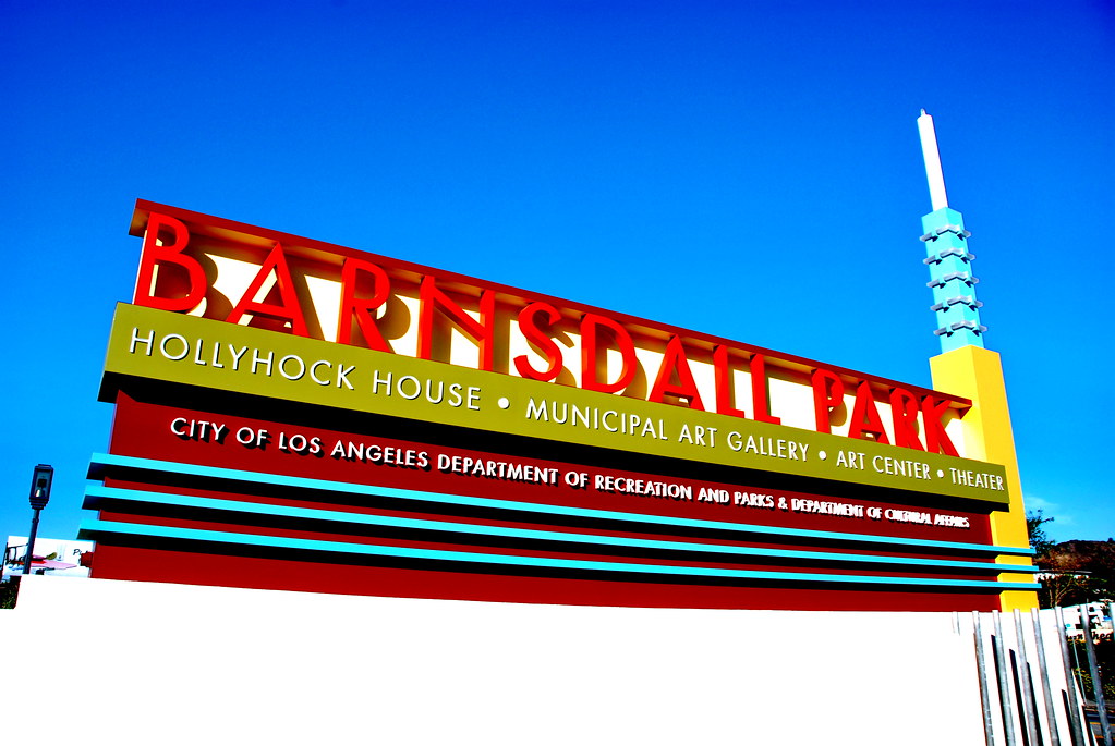 Barnsdall Park Sign, SussmanPrejza Design 2011 a photo on Flickriver