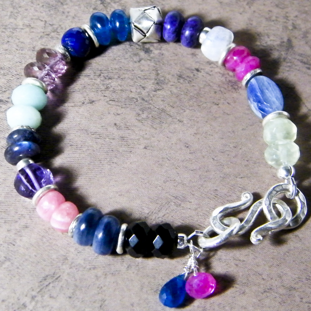 Multi Gemstone Bracelet Body & Soul Jewelry www.peckhamm… Flickr