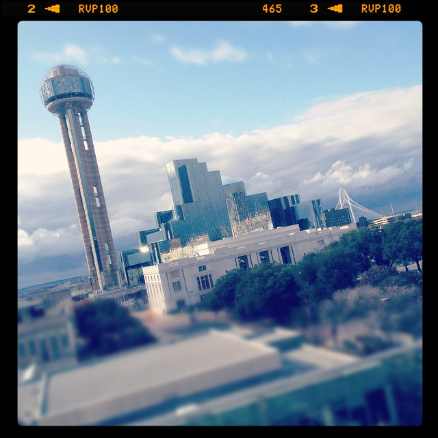 Dallas Texas Landmark Reunion Tower Calatrava Bridge Hunt Hill Hyatt