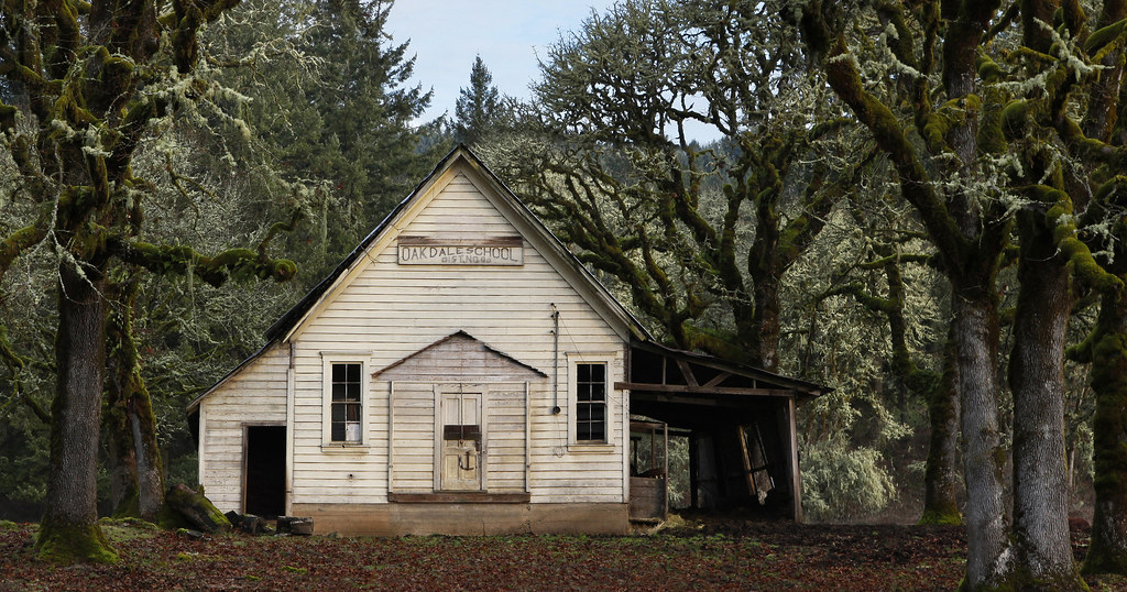 Oakdale School, North Fork Rd, Mehama Oregon January 09, 2… Flickr
