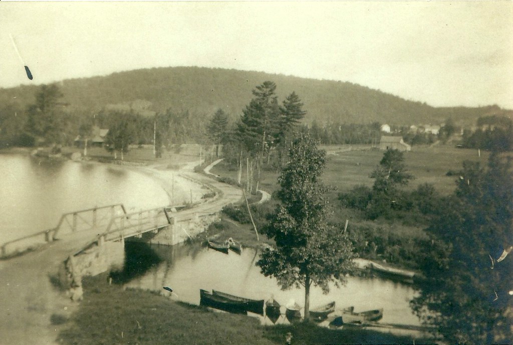 Outlet of Lake Pleasant Historical Society Lake Pleasant & Speculator