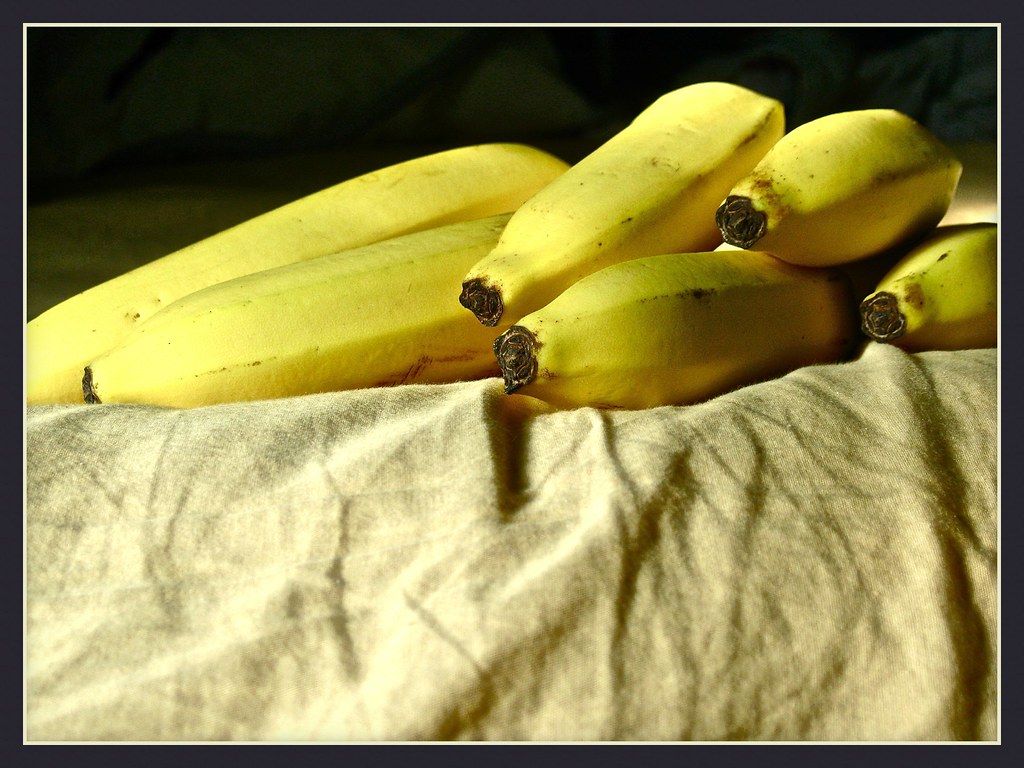 Still Life "Bananas Lounging" The sunlight coming in our ??? Flickr