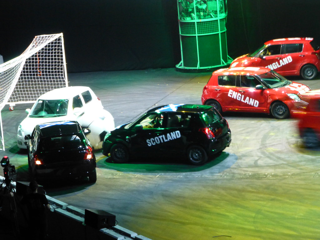Top Gear Football ! Glasgow Top Gear Show Football Cars in… Flickr