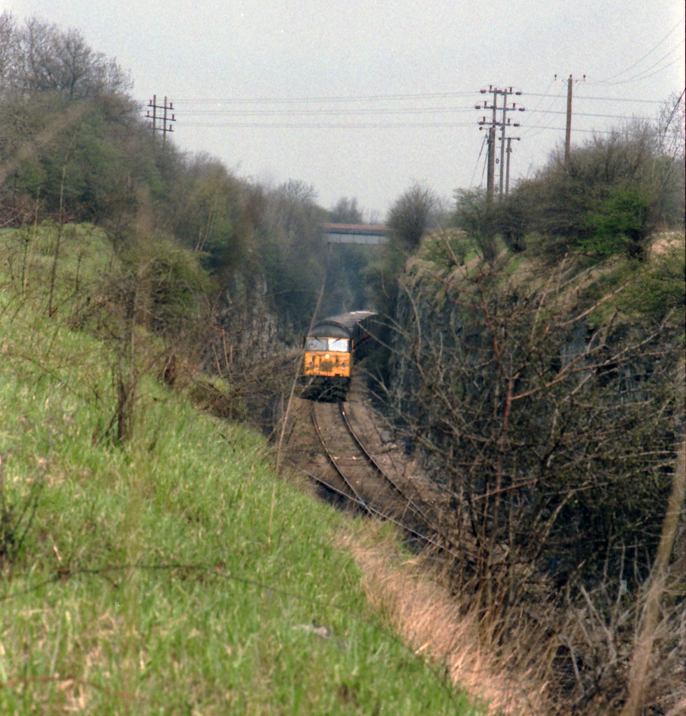 56104 Shirebrook East Junction 1985 56104 approaches Shire… Flickr