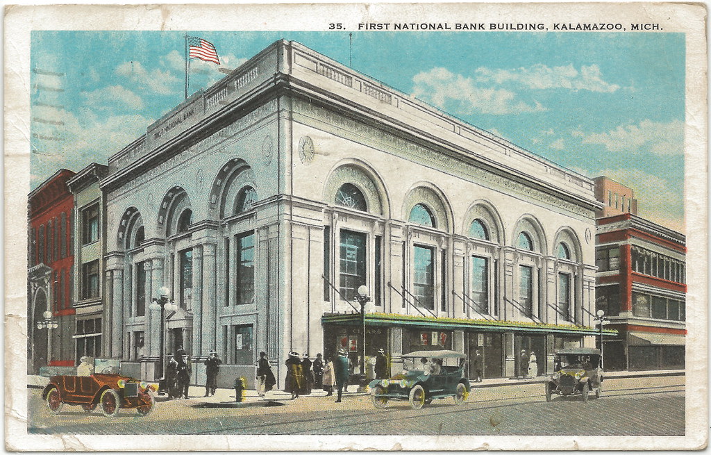 SW Kalamazoo MI 1915s Downtown Stores Businesses Homes 1st… Flickr