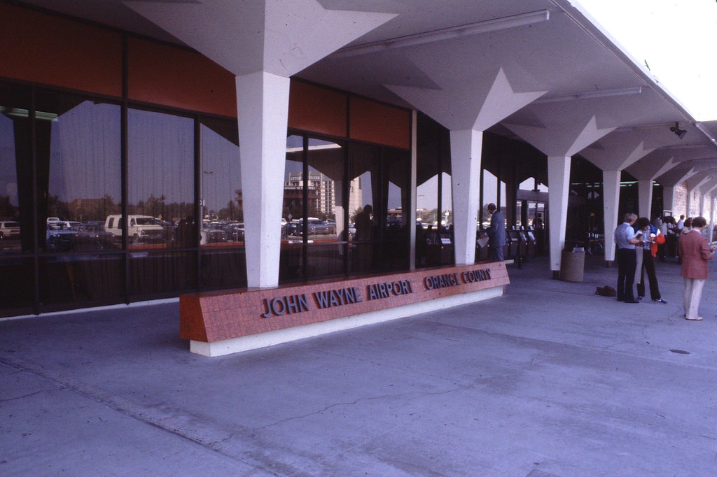 John Wayne Airport sign, 1980 There are no known copyright… Flickr