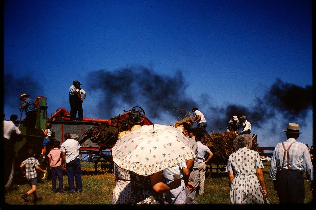 McLouth Threshing Bee 1964, 1965 Vintage Color Slides Flickr