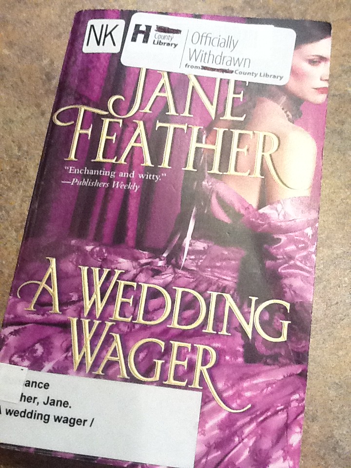 WeddingWager A Wedding Wager by Jane Feather is the Decemb… Flickr