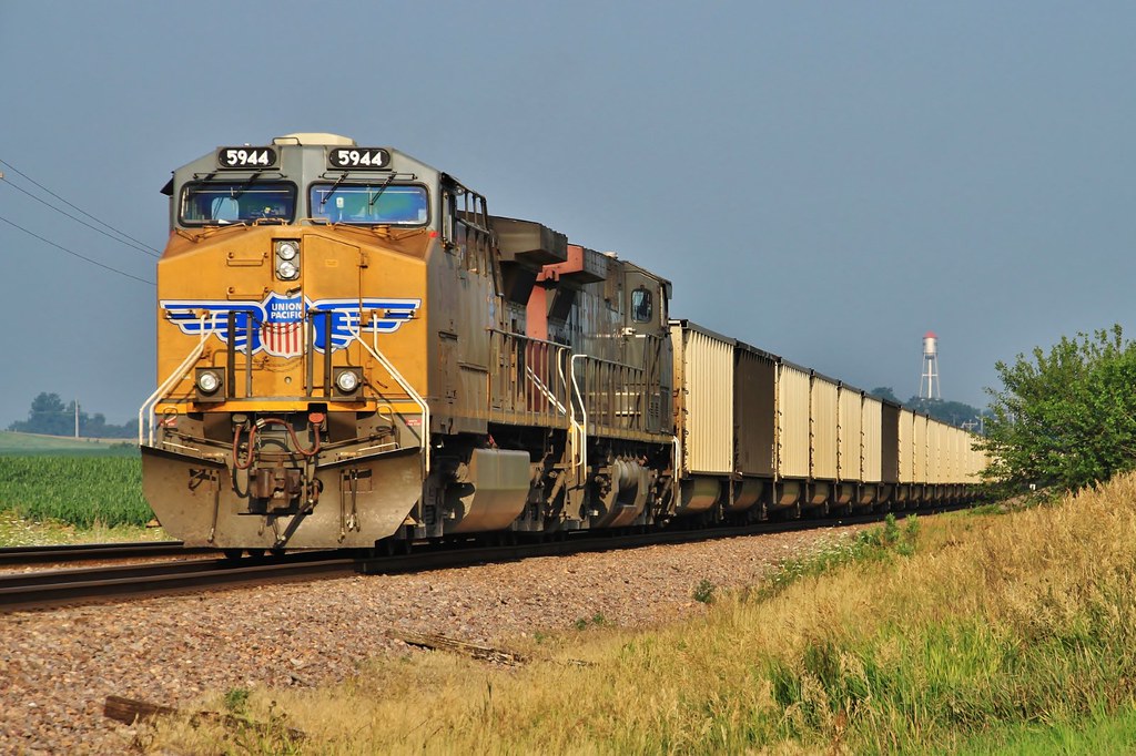 Waiting for a crew at Calamus, Iowa Lights in my hometown Flickr
