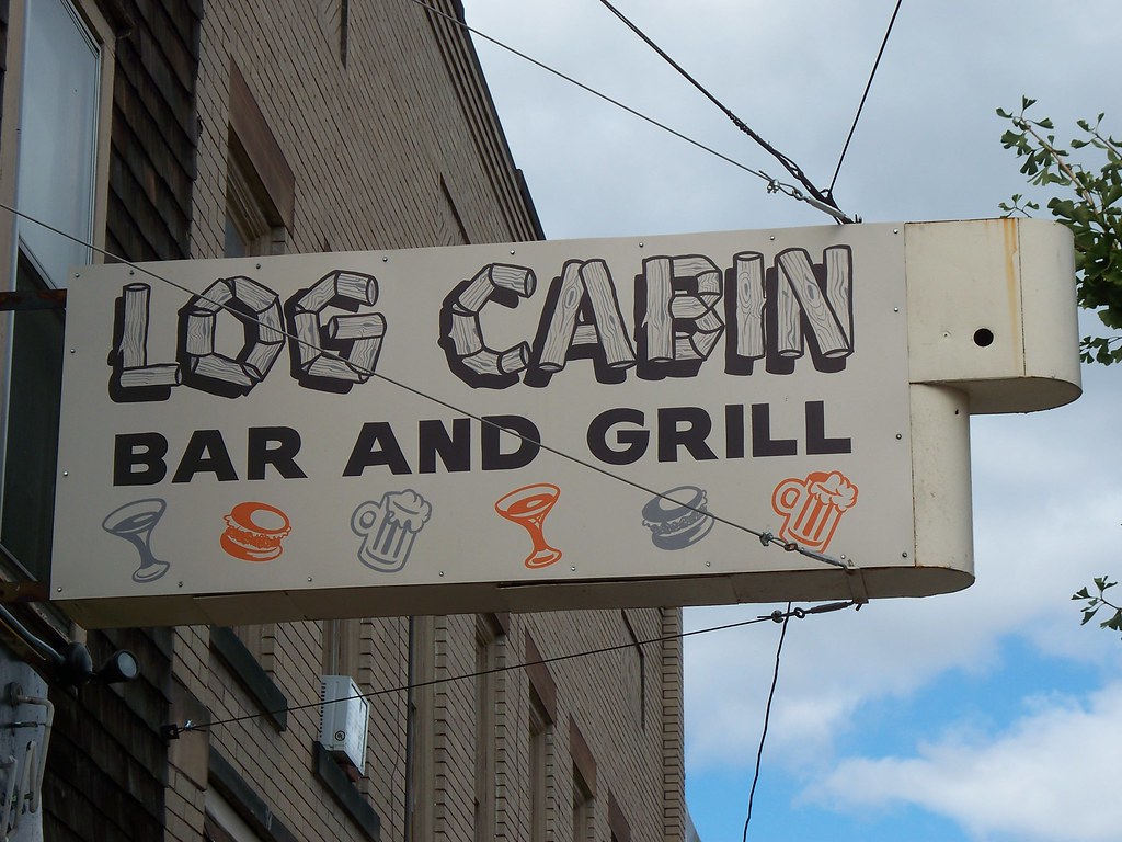 OH Sebring Log Cabin Bar & Grill Repurposed sign for Log… Flickr