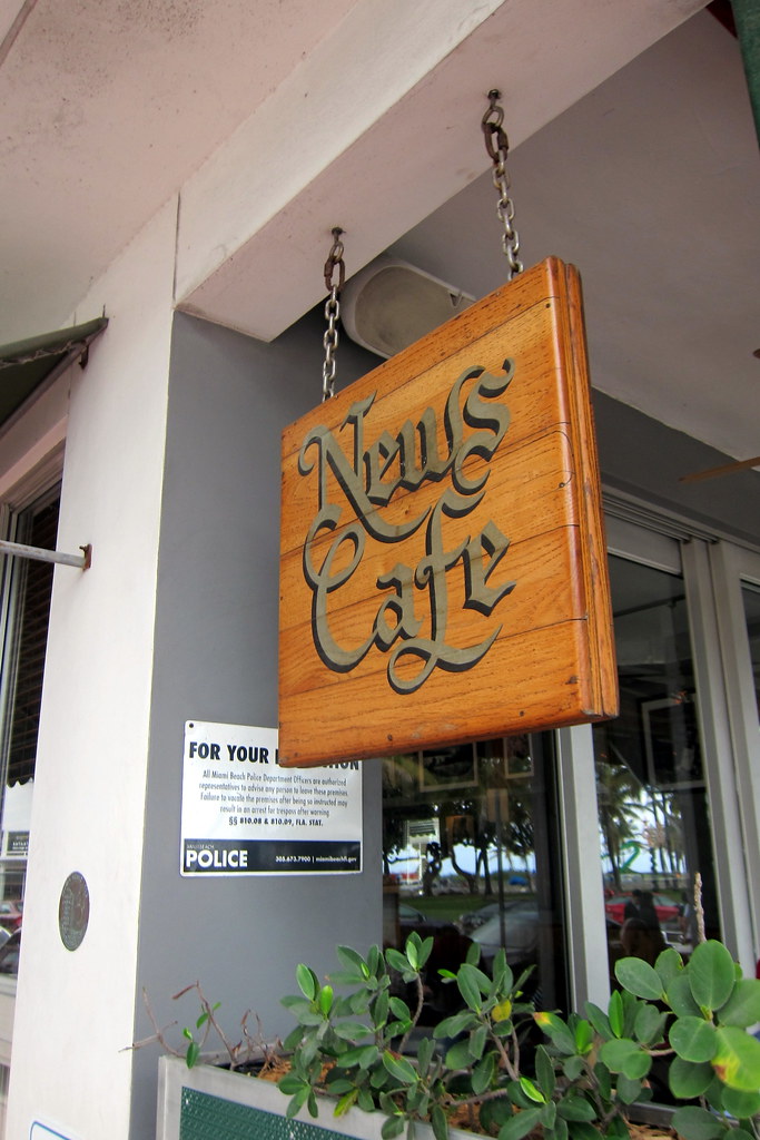 Miami Beach South Beach News Cafe News Cafe, at 800 Oce… Flickr