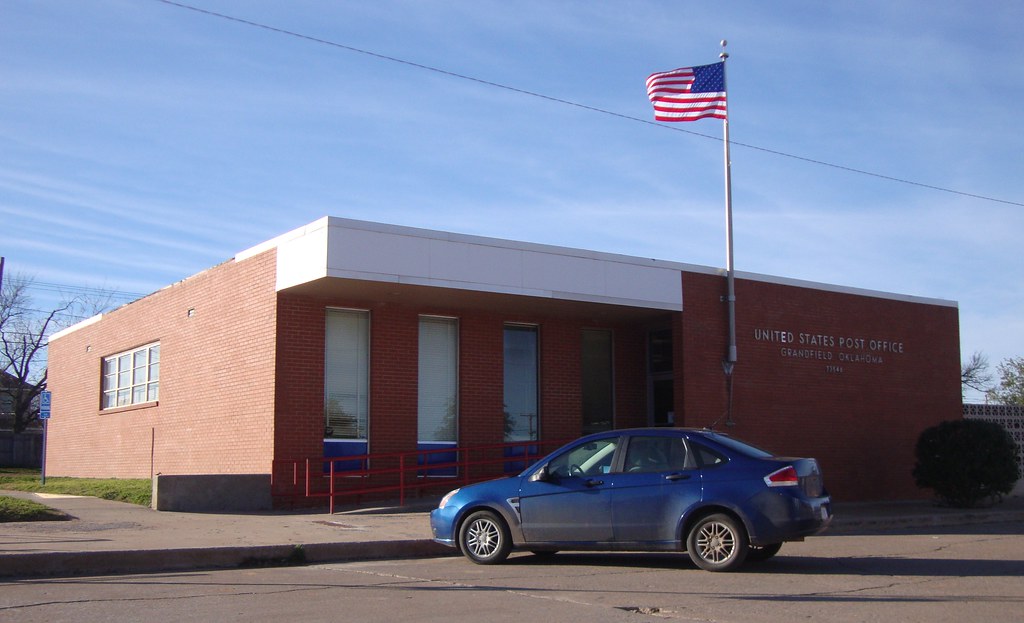 Post Office 73546 (Grandfield, Oklahoma) Grandfield is a s… Flickr