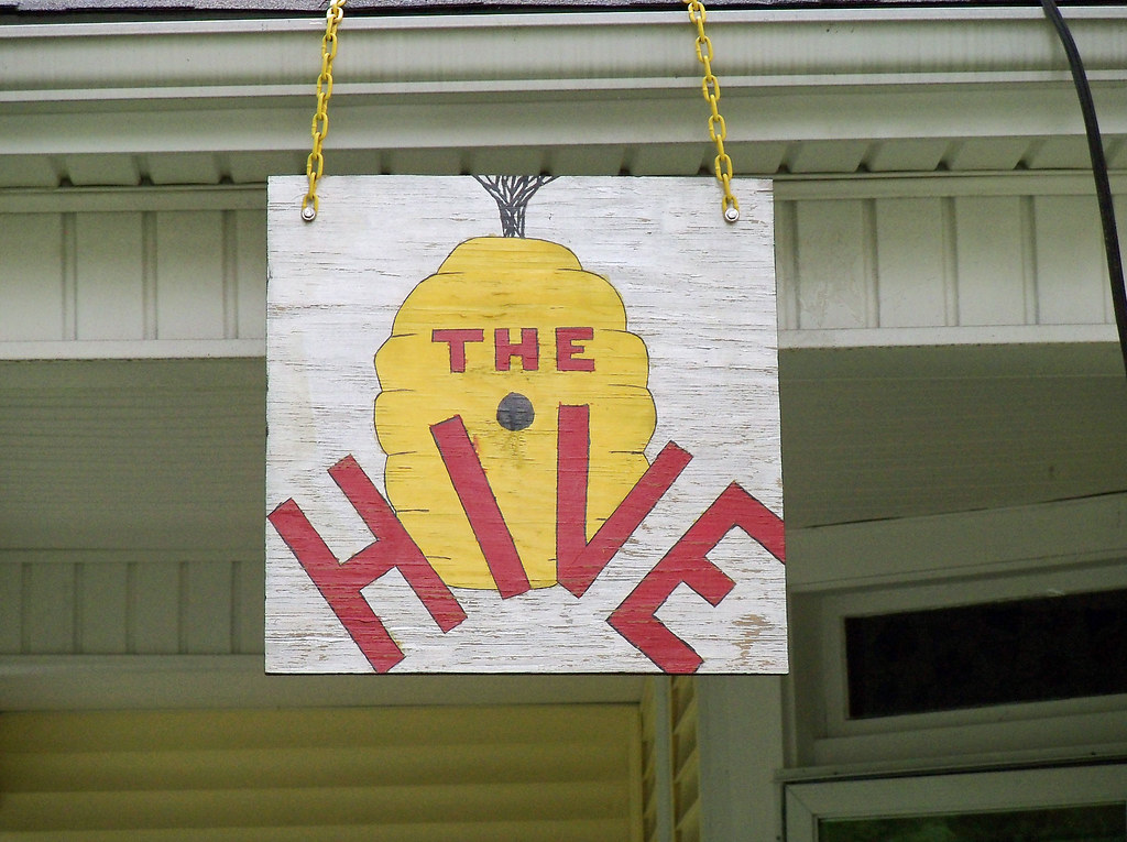 OH Oxford The Hive Sign for The Hive house in Oxford, Oh… Ken