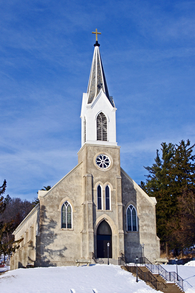 St. Donatus Catholic Church, Iowa The stone church was fin… Flickr