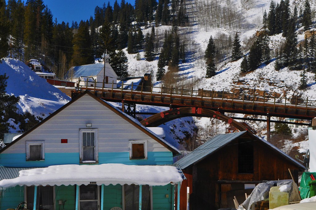 House and Bridge Red Cliff, CO. Here's a little history ab… Flickr