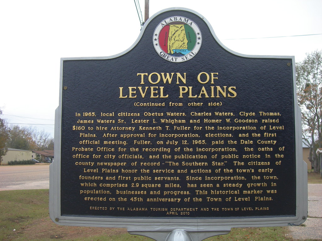 Town of Level Plains Marker Erected in 2010 in front of th… Flickr