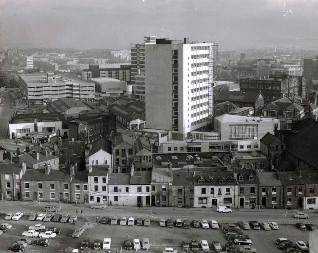 Leeds 1960`s Looking towards Woodhouse Lane and the Merrio… Flickr