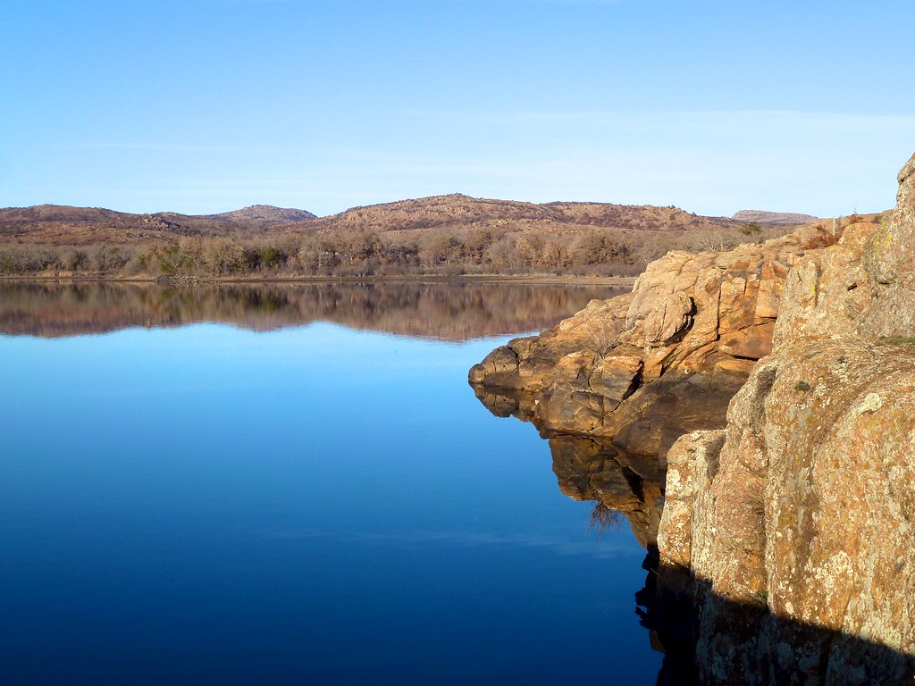 Quanah Parker Lake Reflections Granger Meador Flickr
