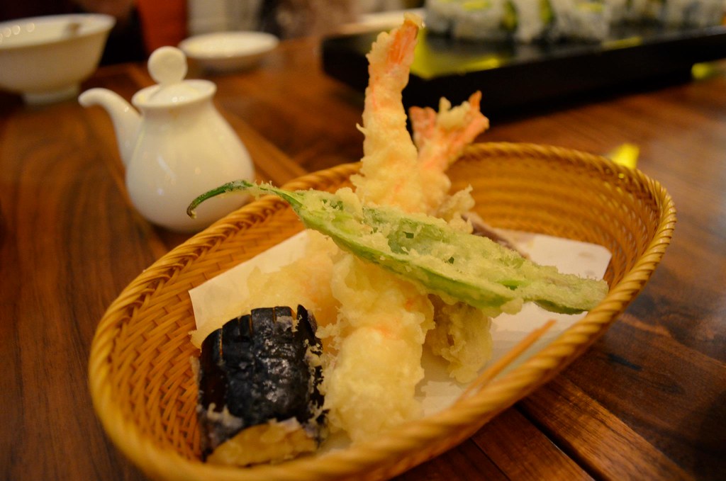 Tempura veggies and shrimp Bar Masa. Las Vegas, NV. Flickr