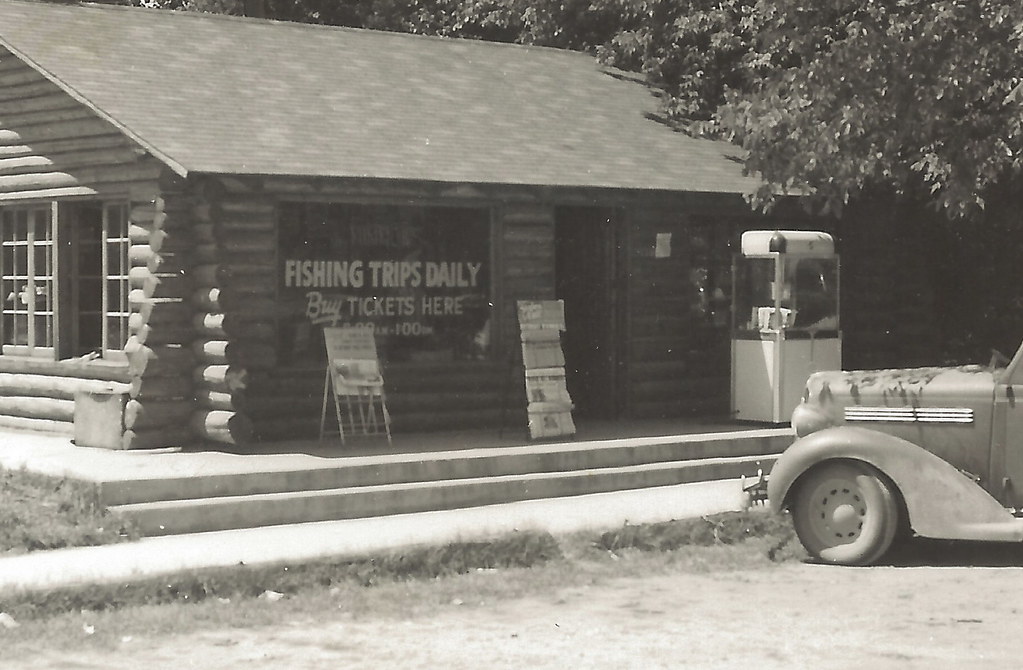 NE East Tawas MI RPPC 1930s Village Perch Fishing Bait Sho… Flickr