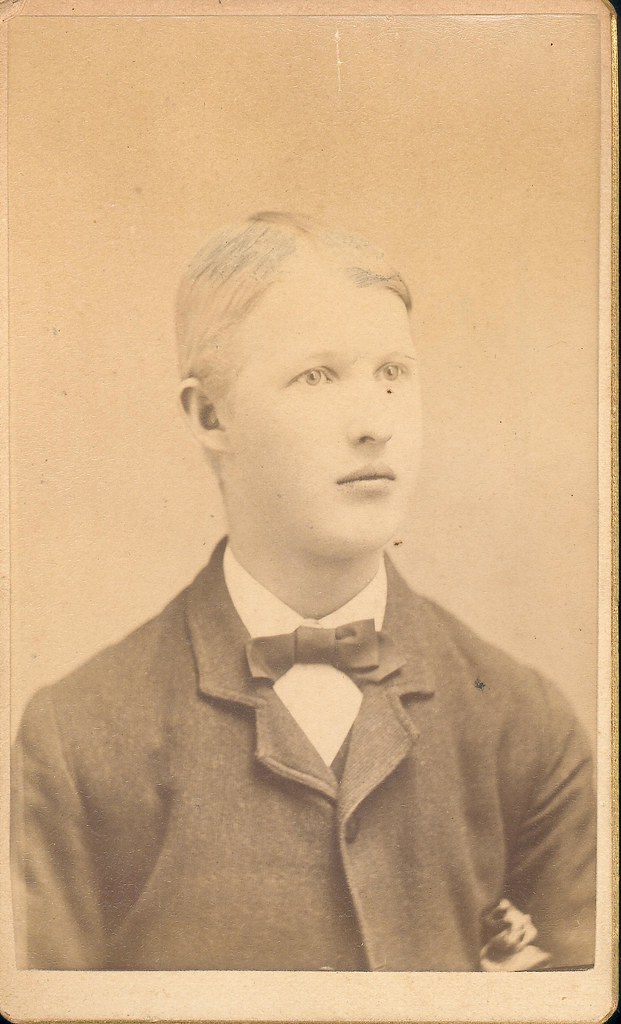 Baker of Rutland, VT Young Man CDV John Rochon Flickr