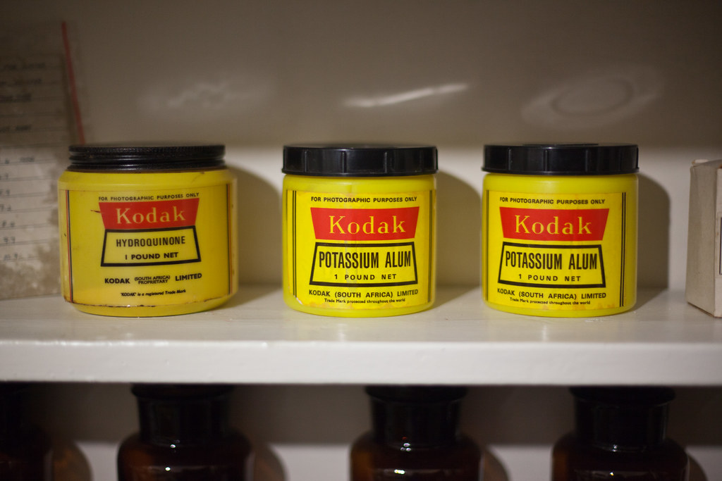 Darkroom chemicals Matt Biddulph Flickr