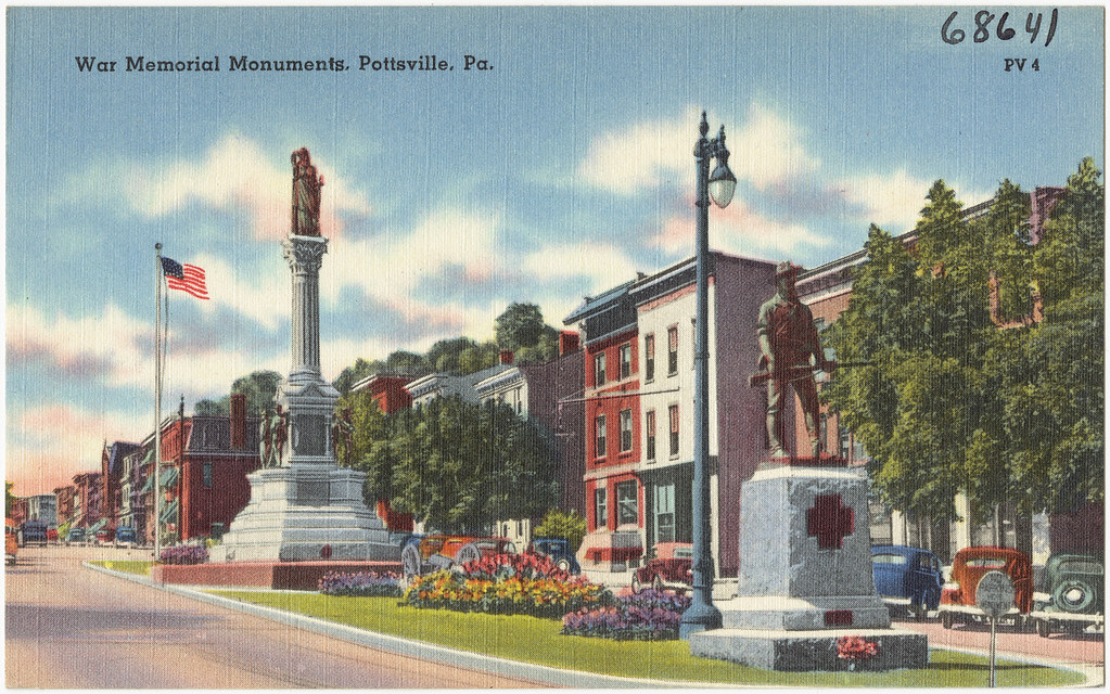 War Memorial Monuments, Pottsville, Pa. File name 06_10_0… Flickr