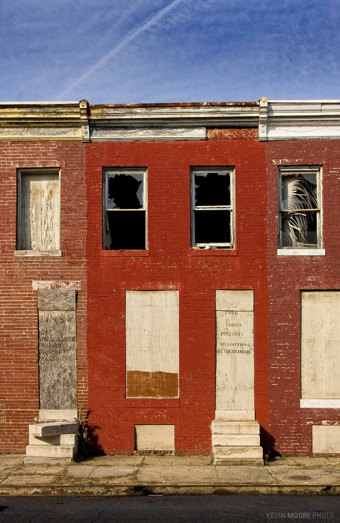 Abandoned Rowhouse Baltimore, MD Kevin B. Moore Flickr