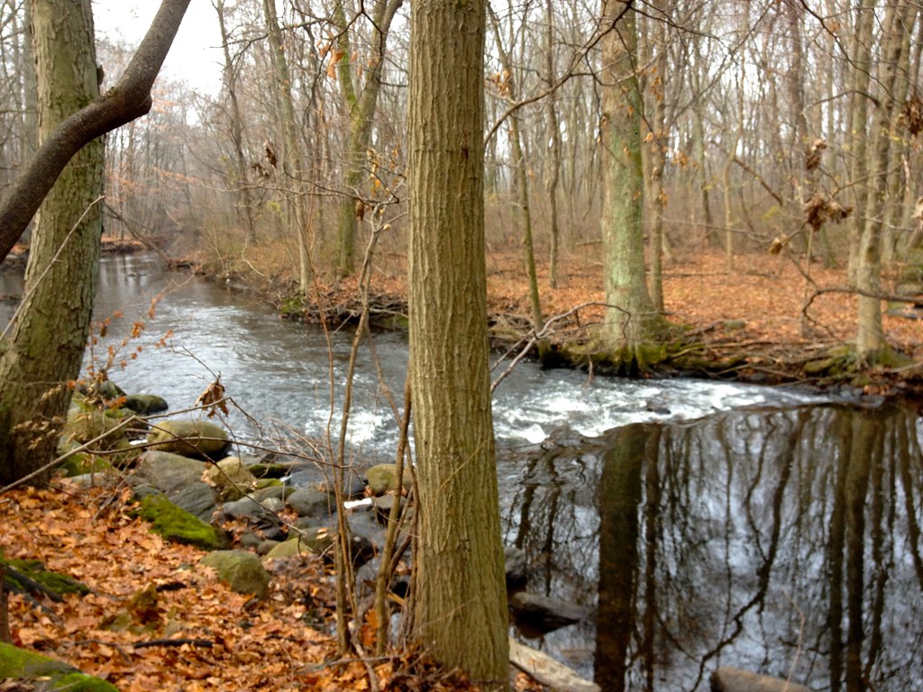 Eisenhower Park Trail Wepawaug River, Milford, CT. 2 Flickr