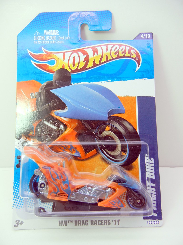 HOT WHEELS FRIGHT BIKE ORANGE (1) a photo on Flickriver