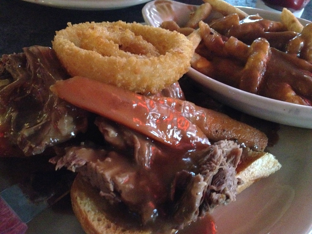 Yankee pot roast sandwich Lunch special at Ithaca Ale Hous… Flickr
