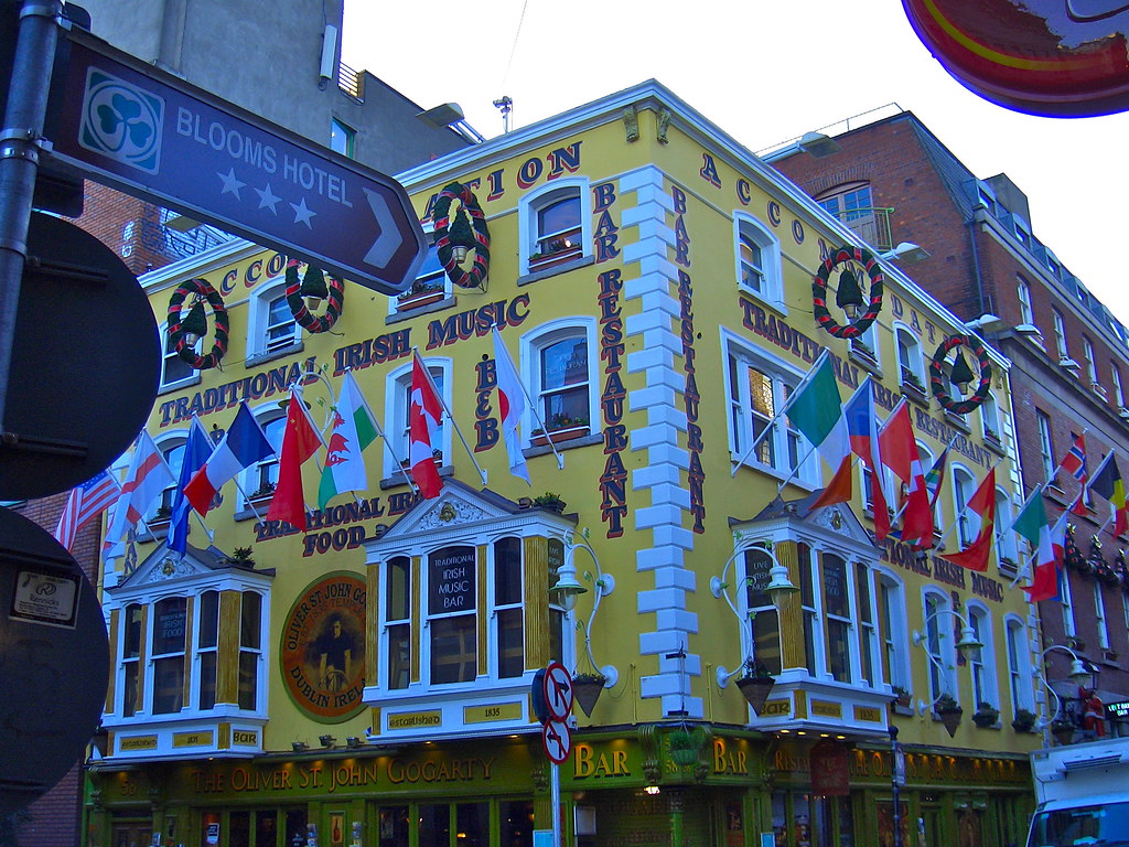The Oliver St John Gogarty pub, Temple Bar, Dublin, ROI Flickr