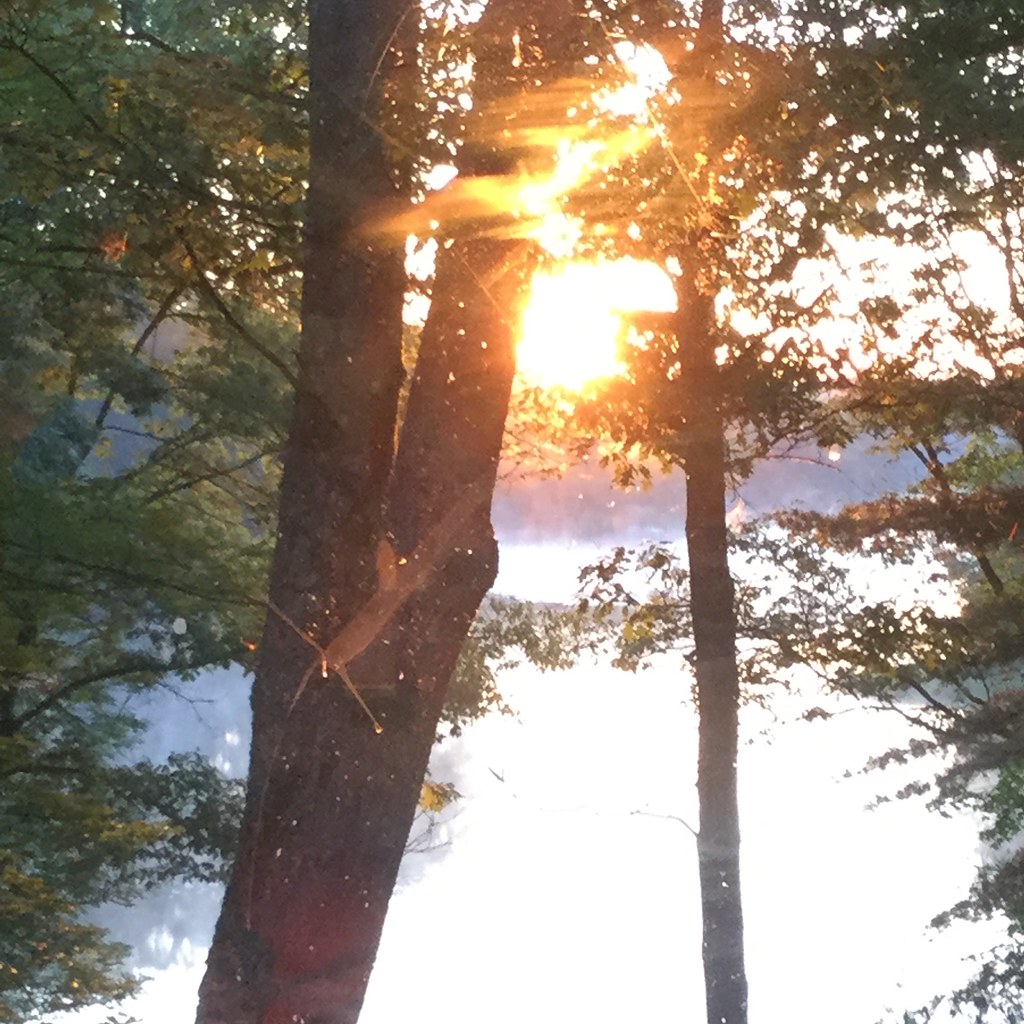 By the shores of blue Lake Rennie Northern Michigan Boy Sc… Flickr