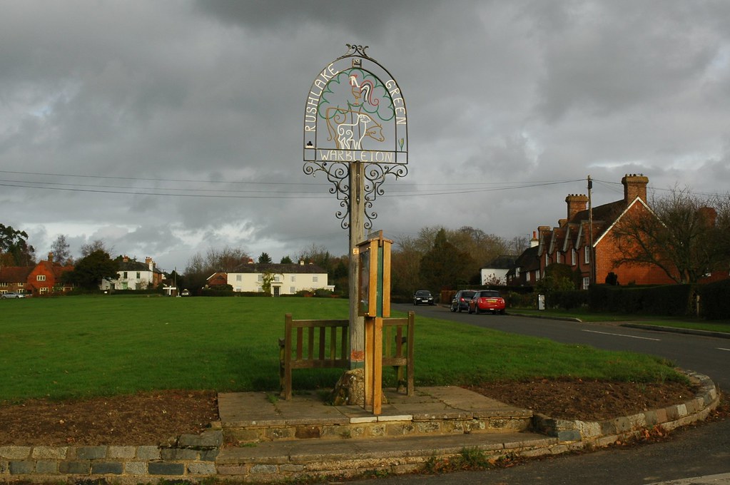Rushlake Green, Warbleton, East Sussex village sign Flickr