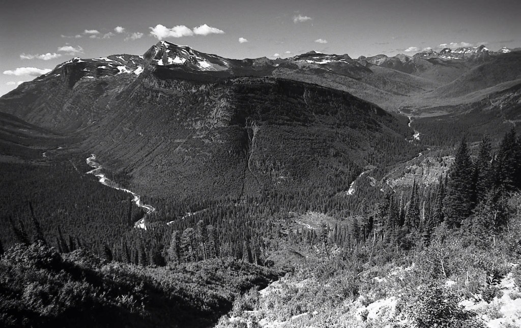 McDonald creek fron the Sun road. Eastman 5369 developed i… Flickr