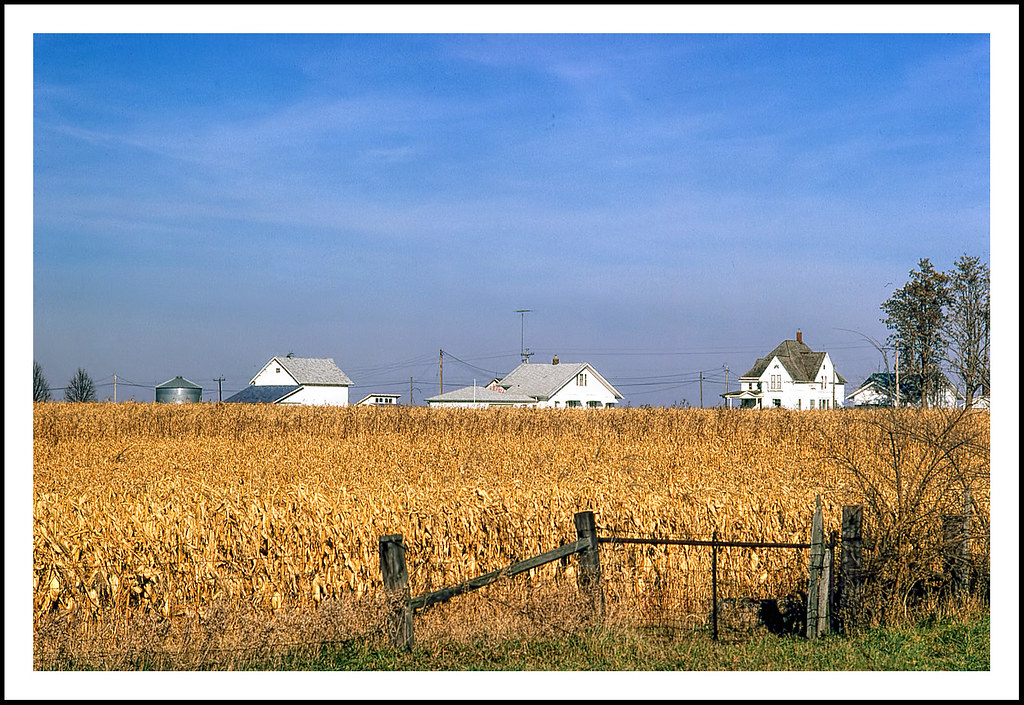 The Harvest is Ready in Barnes City, Iowa 1974 I photogr… Flickr