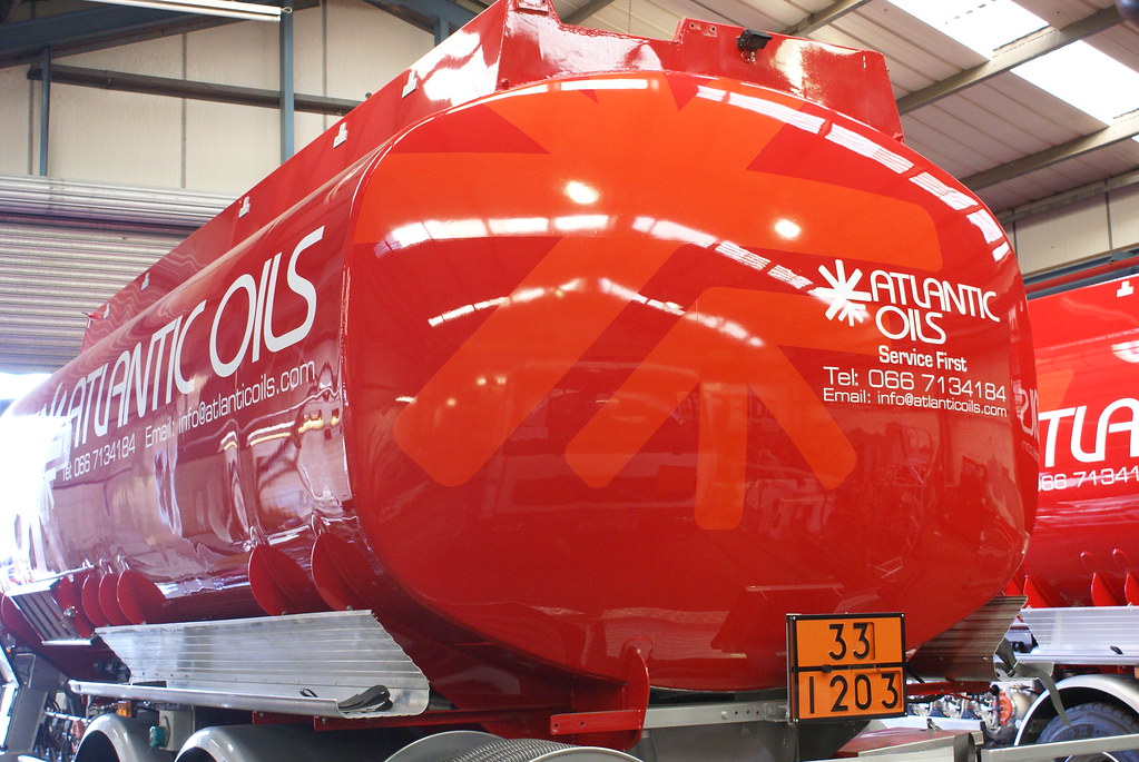 Atlantic Oils Vinyl graphics to a tanker keith baker Flickr