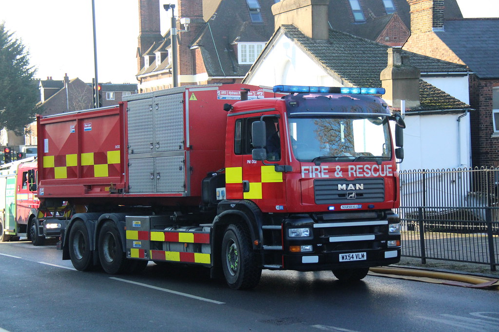 London Fire Brigade MAN Prime Mover High Volume Pump, WX… Flickr