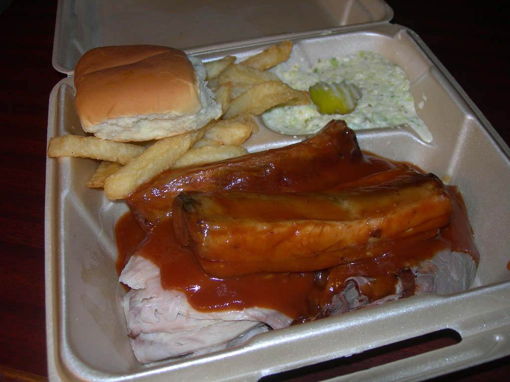 Dobbs BarBQue Combo Plate Dothan, Alabama This is the "s… Flickr