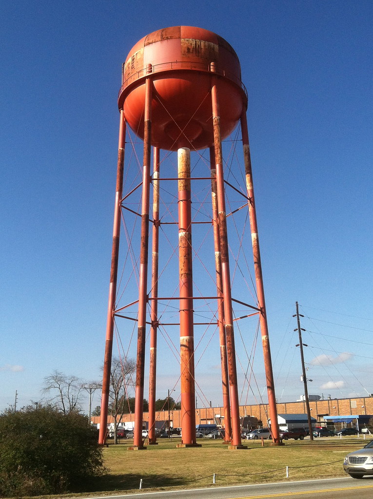 Water tower, Lawrenceville, Shawn W Flickr