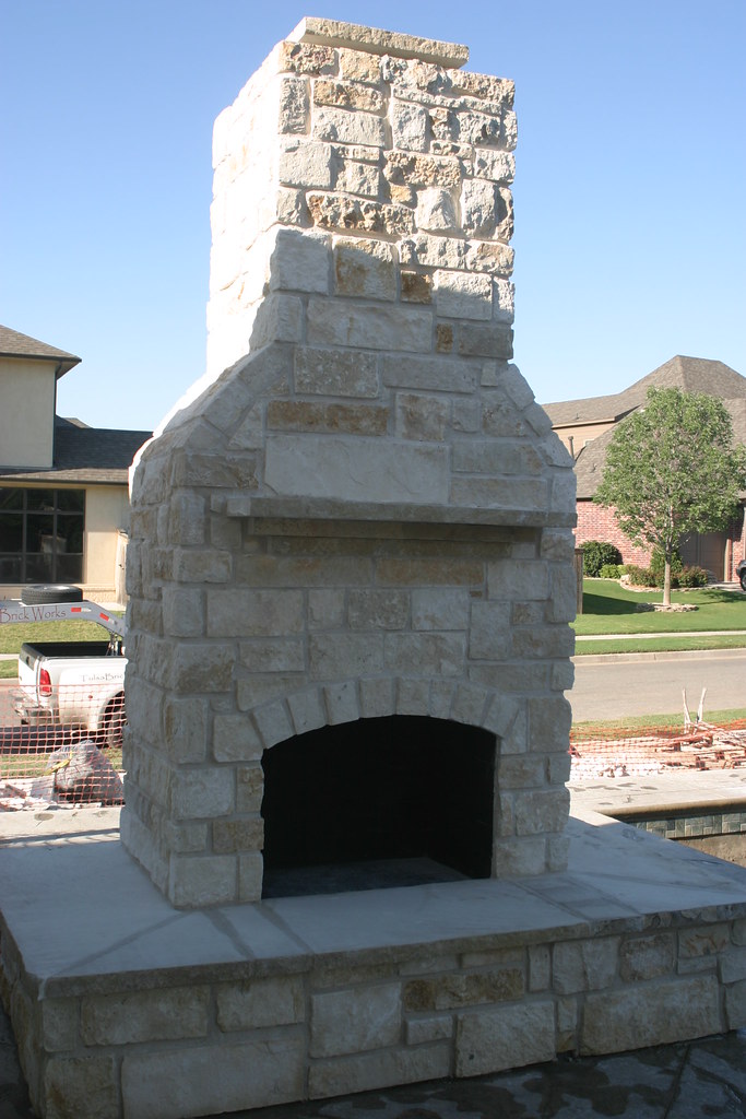 Tulsa Outdoor Fireplace Installation Outdoor fireplace by … Flickr