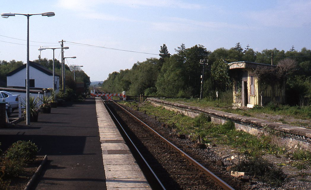 Foxford Station Foxford Station, Co. Mayo, with its long a… Flickr