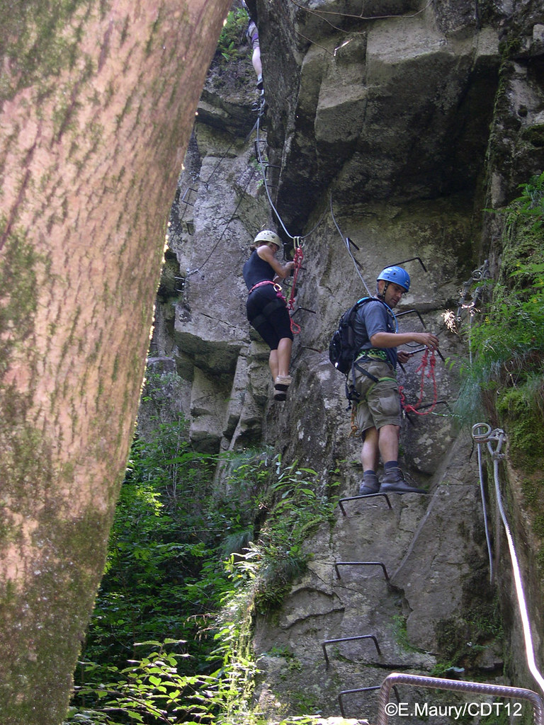 Via Ferrata de SainteGenevièvesurArgence, Aveyron Flickr