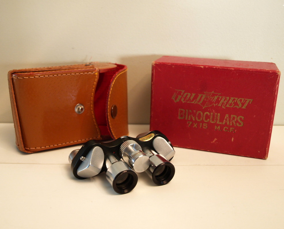 VINTAGE POCKET BINOCULARS by Gold Crest circa 1960s Japan … Flickr