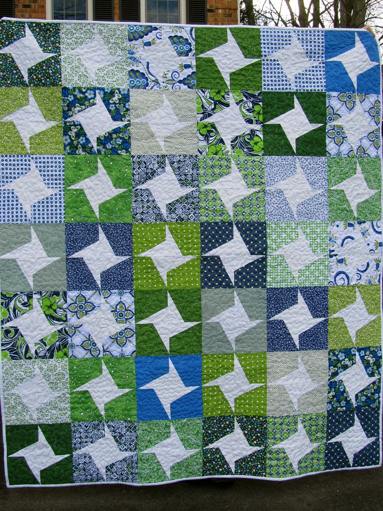 Great Lakes Quilt Front Inspired by the summer landscape o… Flickr