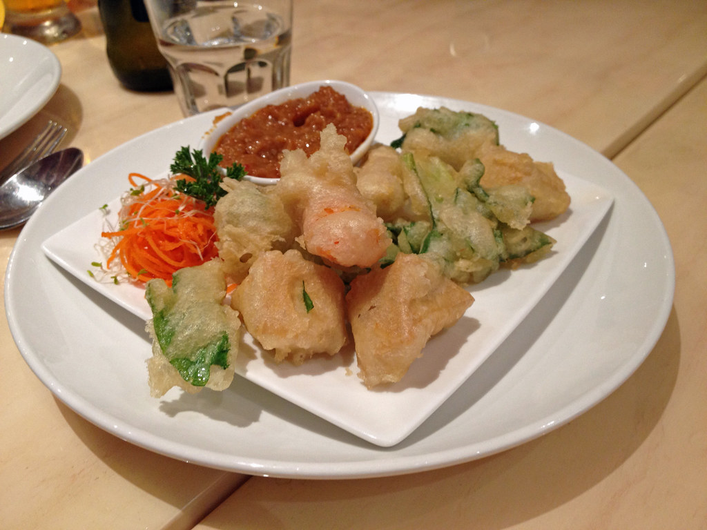 Vegetables In Tempura Batter At the A Harn Thai Restaurant… Flickr