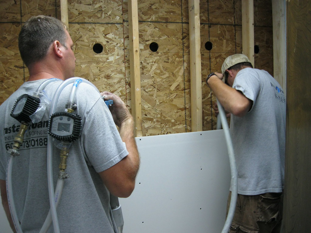 IMG_0046 Injecting foam between wall cavity and dry wall kim.klar