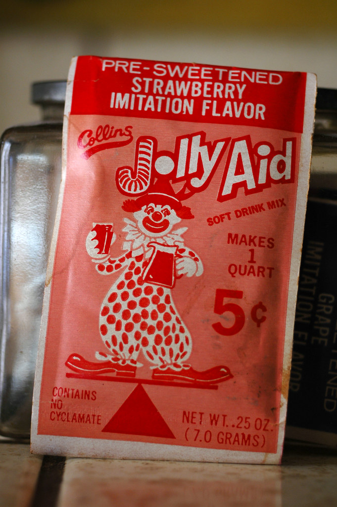 Collins Jolly Aid Only 5 cents a pack. Circa late 60's and… Flickr